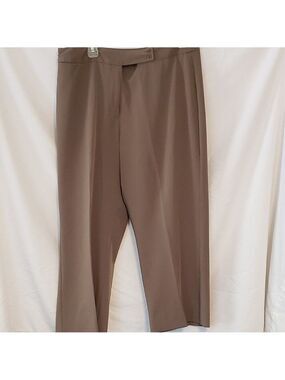 Ladies TAILOR Stretch Wide Leg Capris in Brown - 14